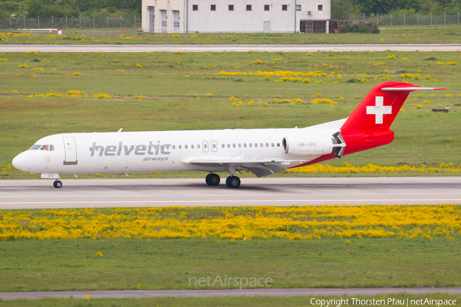 Helvetic Airways Fokker 100 (HB-JVH) | Photo 76156