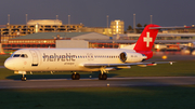 Helvetic Airways Fokker 100 (HB-JVH) at  Hamburg - Fuhlsbuettel (Helmut Schmidt), Germany