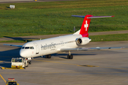 Helvetic Airways Fokker 100 (HB-JVH) at  Zurich - Kloten, Switzerland