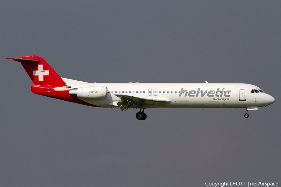 Helvetic Airways Fokker 100 (HB-JVI) | Photo 351671