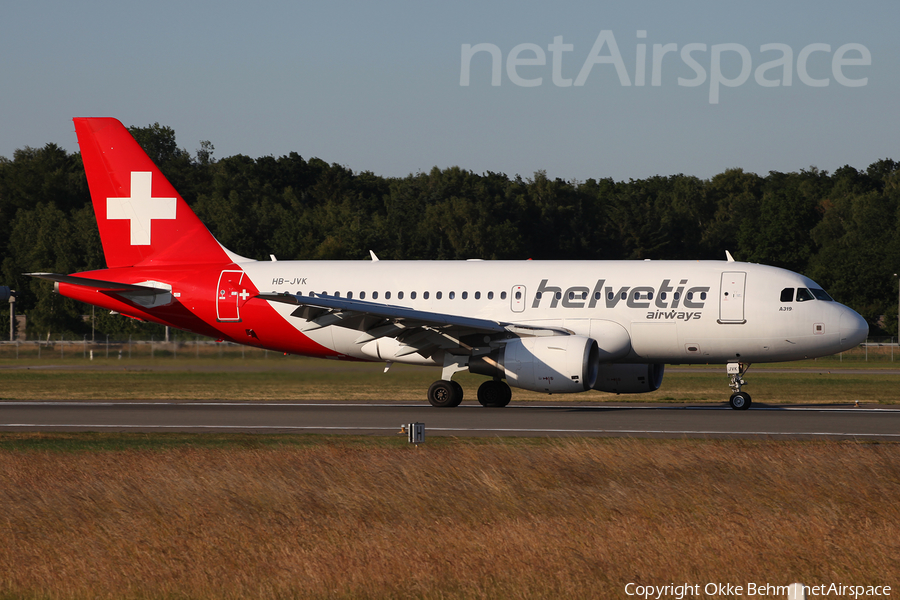 Helvetic Airways Airbus A319-112 (HB-JVK) | Photo 79659