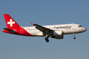 Helvetic Airways Airbus A319-112 (HB-JVK) at  Hamburg - Fuhlsbuettel (Helmut Schmidt), Germany