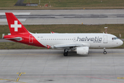 Helvetic Airways Airbus A319-112 (HB-JVK) at  Zurich - Kloten, Switzerland