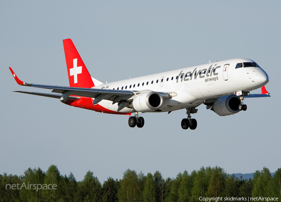 Helvetic Airways Embraer ERJ-190LR (ERJ-190-100LR) (HB-JVL) | Photo 107969