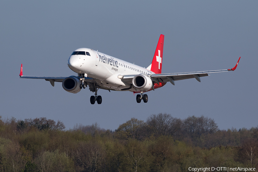 Helvetic Airways Embraer ERJ-190LR (ERJ-190-100LR) (HB-JVM) | Photo 158974