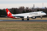 Helvetic Airways Embraer ERJ-190LR (ERJ-190-100LR) (HB-JVM) at  Hamburg - Fuhlsbuettel (Helmut Schmidt), Germany