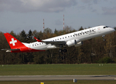 Helvetic Airways Embraer ERJ-190LR (ERJ-190-100LR) (HB-JVM) at  Hamburg - Fuhlsbuettel (Helmut Schmidt), Germany