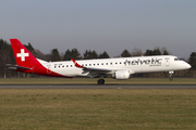 Helvetic Airways Embraer ERJ-190LR (ERJ-190-100LR) (HB-JVM) at  Hamburg - Fuhlsbuettel (Helmut Schmidt), Germany