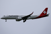 Helvetic Airways Embraer ERJ-190LR (ERJ-190-100LR) (HB-JVM) at  Warsaw - Frederic Chopin International, Poland