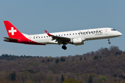 Helvetic Airways Embraer ERJ-190LR (ERJ-190-100LR) (HB-JVM) at  Zurich - Kloten, Switzerland