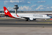 Helvetic Airways Embraer ERJ-190LR (ERJ-190-100LR) (HB-JVN) at  Madrid - Barajas, Spain