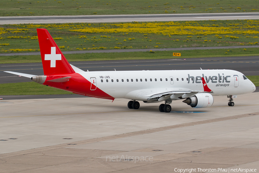 Helvetic Airways Embraer ERJ-190LR (ERJ-190-100LR) (HB-JVO) | Photo 88257