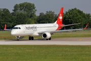 Helvetic Airways Embraer ERJ-190LR (ERJ-190-100LR) (HB-JVO) at  Hannover - Langenhagen, Germany