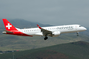Helvetic Airways Embraer ERJ-190LR (ERJ-190-100LR) (HB-JVO) at  Gran Canaria, Spain