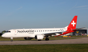 Helvetic Airways Embraer ERJ-190LR (ERJ-190-100LR) (HB-JVO) at  Manchester - International (Ringway), United Kingdom