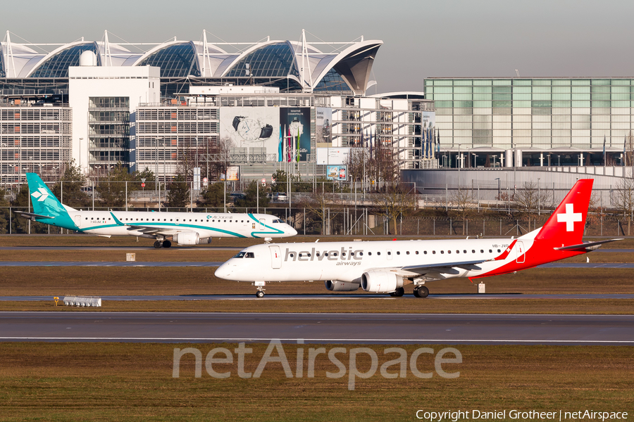 Helvetic Airways Embraer ERJ-190LR (ERJ-190-100LR) (HB-JVO) | Photo 288515