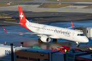 Helvetic Airways Embraer ERJ-190LR (ERJ-190-100LR) (HB-JVO) at  Hamburg - Fuhlsbuettel (Helmut Schmidt), Germany