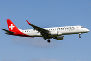 Helvetic Airways Embraer ERJ-190LR (ERJ-190-100LR) (HB-JVO) at  Hamburg - Fuhlsbuettel (Helmut Schmidt), Germany