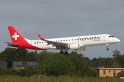 Helvetic Airways Embraer ERJ-190LR (ERJ-190-100LR) (HB-JVO) at  Hamburg - Fuhlsbuettel (Helmut Schmidt), Germany