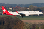 Helvetic Airways Embraer ERJ-190LR (ERJ-190-100LR) (HB-JVO) at  Zurich - Kloten, Switzerland