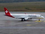 Helvetic Airways Embraer ERJ-190LR (ERJ-190-100LR) (HB-JVP) at  Cologne/Bonn, Germany
