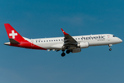 Helvetic Airways Embraer ERJ-190LR (ERJ-190-100LR) (HB-JVP) at  Frankfurt am Main, Germany