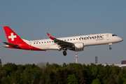 Helvetic Airways Embraer ERJ-190LR (ERJ-190-100LR) (HB-JVP) at  Hamburg - Fuhlsbuettel (Helmut Schmidt), Germany