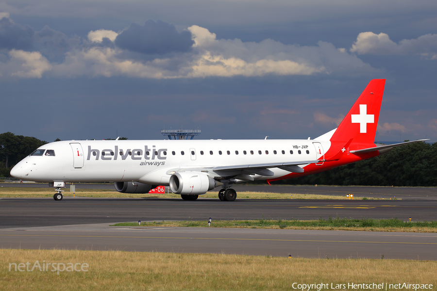 Helvetic Airways Embraer ERJ-190LR (ERJ-190-100LR) (HB-JVP) | Photo 82779