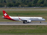 Helvetic Airways Embraer ERJ-190LR (ERJ-190-100LR) (HB-JVP) at  Dusseldorf - International, Germany