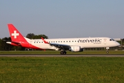Helvetic Airways Embraer ERJ-190LR (ERJ-190-100LR) (HB-JVP) at  Hamburg - Fuhlsbuettel (Helmut Schmidt), Germany