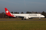 Helvetic Airways Embraer ERJ-190LR (ERJ-190-100LR) (HB-JVP) at  Hamburg - Fuhlsbuettel (Helmut Schmidt), Germany