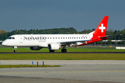 Helvetic Airways Embraer ERJ-190LR (ERJ-190-100LR) (HB-JVP) at  Hamburg - Fuhlsbuettel (Helmut Schmidt), Germany