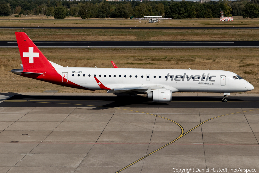 Helvetic Airways Embraer ERJ-190LR (ERJ-190-100LR) (HB-JVP) | Photo 425298