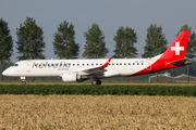 Helvetic Airways Embraer ERJ-190LR (ERJ-190-100LR) (HB-JVQ) at  Amsterdam - Schiphol, Netherlands