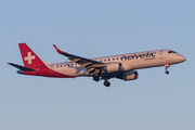 Helvetic Airways Embraer ERJ-190LR (ERJ-190-100LR) (HB-JVQ) at  Dusseldorf - International, Germany