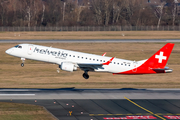 Helvetic Airways Embraer ERJ-190LR (ERJ-190-100LR) (HB-JVQ) at  Dusseldorf - International, Germany