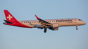 Helvetic Airways Embraer ERJ-190LR (ERJ-190-100LR) (HB-JVQ) at  Dusseldorf - International, Germany