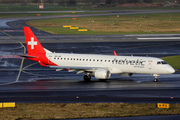 Helvetic Airways Embraer ERJ-190LR (ERJ-190-100LR) (HB-JVR) at  Dusseldorf - International, Germany