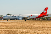 Helvetic Airways Embraer ERJ-190LR (ERJ-190-100LR) (HB-JVR) at  Leipzig/Halle - Schkeuditz, Germany