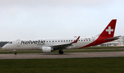 Helvetic Airways Embraer ERJ-190LR (ERJ-190-100LR) (HB-JVR) at  Manchester - International (Ringway), United Kingdom