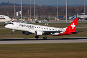 Helvetic Airways Embraer ERJ-190LR (ERJ-190-100LR) (HB-JVR) at  Munich, Germany