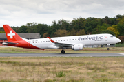 Helvetic Airways Embraer ERJ-190LR (ERJ-190-100LR) (HB-JVV) at  Frankfurt am Main, Germany