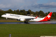 Helvetic Airways Embraer ERJ-195AR (ERJ-190-200 IGW) (HB-JVW) at  Hamburg - Fuhlsbuettel (Helmut Schmidt), Germany