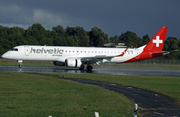 Helvetic Airways Embraer ERJ-195AR (ERJ-190-200 IGW) (HB-JVW) at  Hamburg - Fuhlsbuettel (Helmut Schmidt), Germany