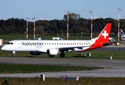 Helvetic Airways Embraer ERJ-195AR (ERJ-190-200 IGW) (HB-JVW) at  Hamburg - Fuhlsbuettel (Helmut Schmidt), Germany
