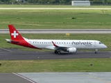 Helvetic Airways Embraer ERJ-190LR (ERJ-190-100LR) (HB-JVX) at  Dusseldorf - International, Germany