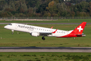 Helvetic Airways Embraer ERJ-190LR (ERJ-190-100LR) (HB-JVX) at  Dusseldorf - International, Germany