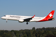 Helvetic Airways Embraer ERJ-190LR (ERJ-190-100LR) (HB-JVY) at  Hamburg - Fuhlsbuettel (Helmut Schmidt), Germany