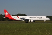 Helvetic Airways Embraer ERJ-190LR (ERJ-190-100LR) (HB-JVY) at  Hamburg - Fuhlsbuettel (Helmut Schmidt), Germany