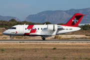 REGA - Swiss Air Rescue Bombardier CL-600-2B16 Challenger 650 (HB-JWB) at  Palma De Mallorca - Son San Juan, Spain